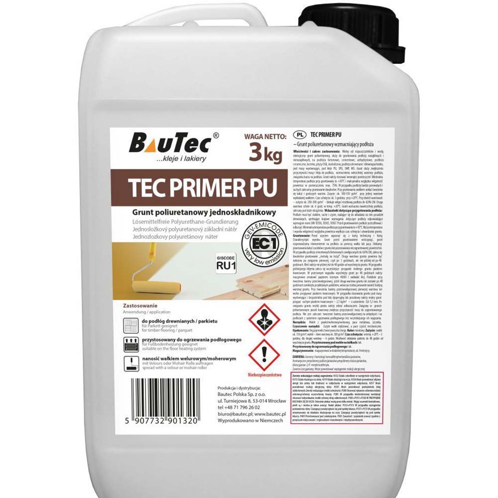 Polyurethan-Primer TEC PRIMER PU 3 L Bautec