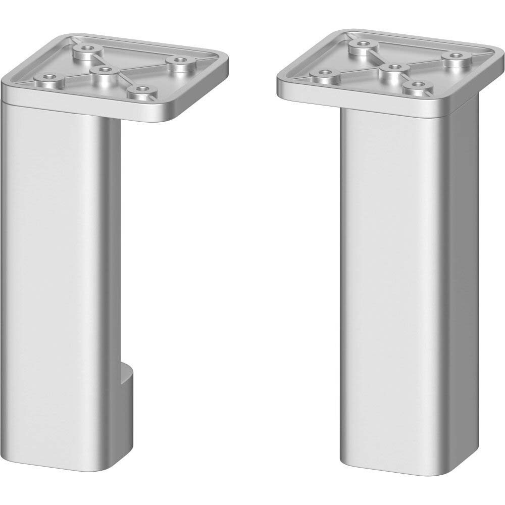 CERSANIT Möbelbeine CITY silber matt 2 Stück S599-0162