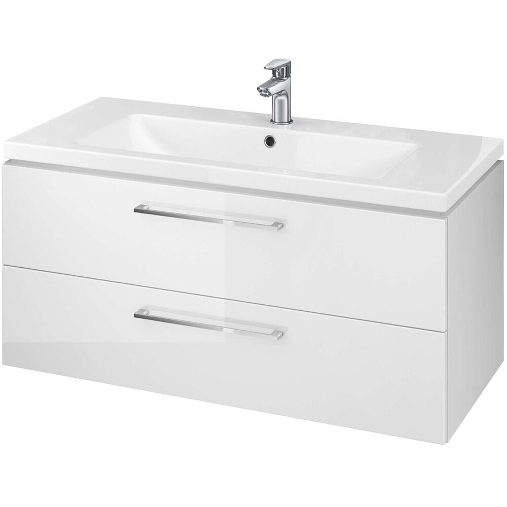 CERSANIT Unterschrank mit Waschbecken LARA COMO 100 weiß DSM S801-191-DSM