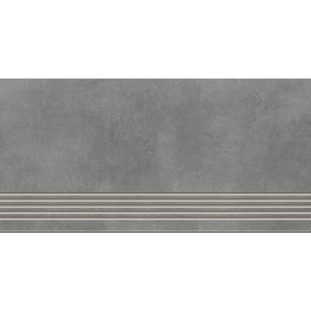 BODENFLIESE STUFENFLIESE BETONOPTIK SILVER PEAK GRAU 29,8X59,8 CER-ART