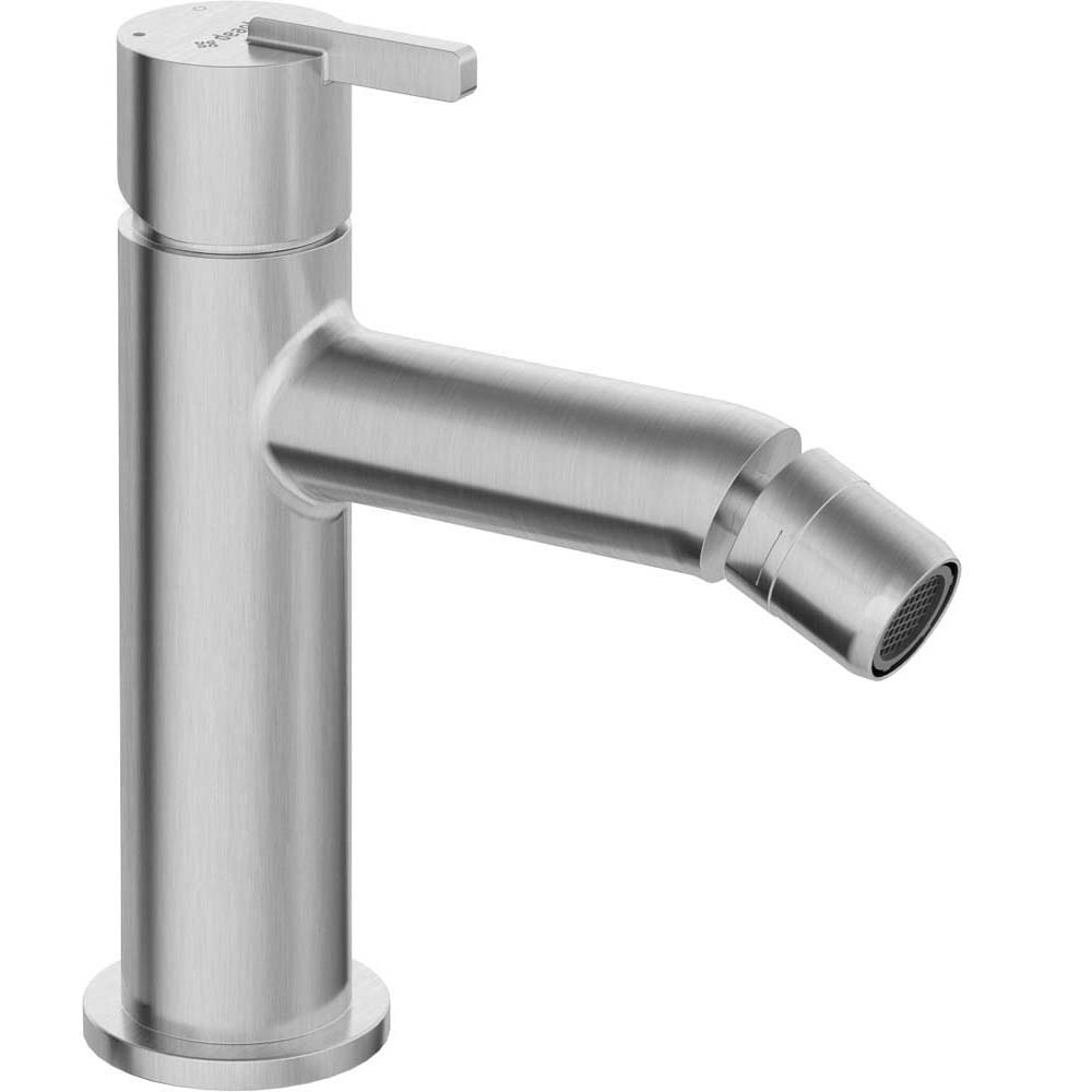 DEANTE Bodenstehende Bidet-Wasserhahn SILIA gebürsteten Stahl BQS_F30M