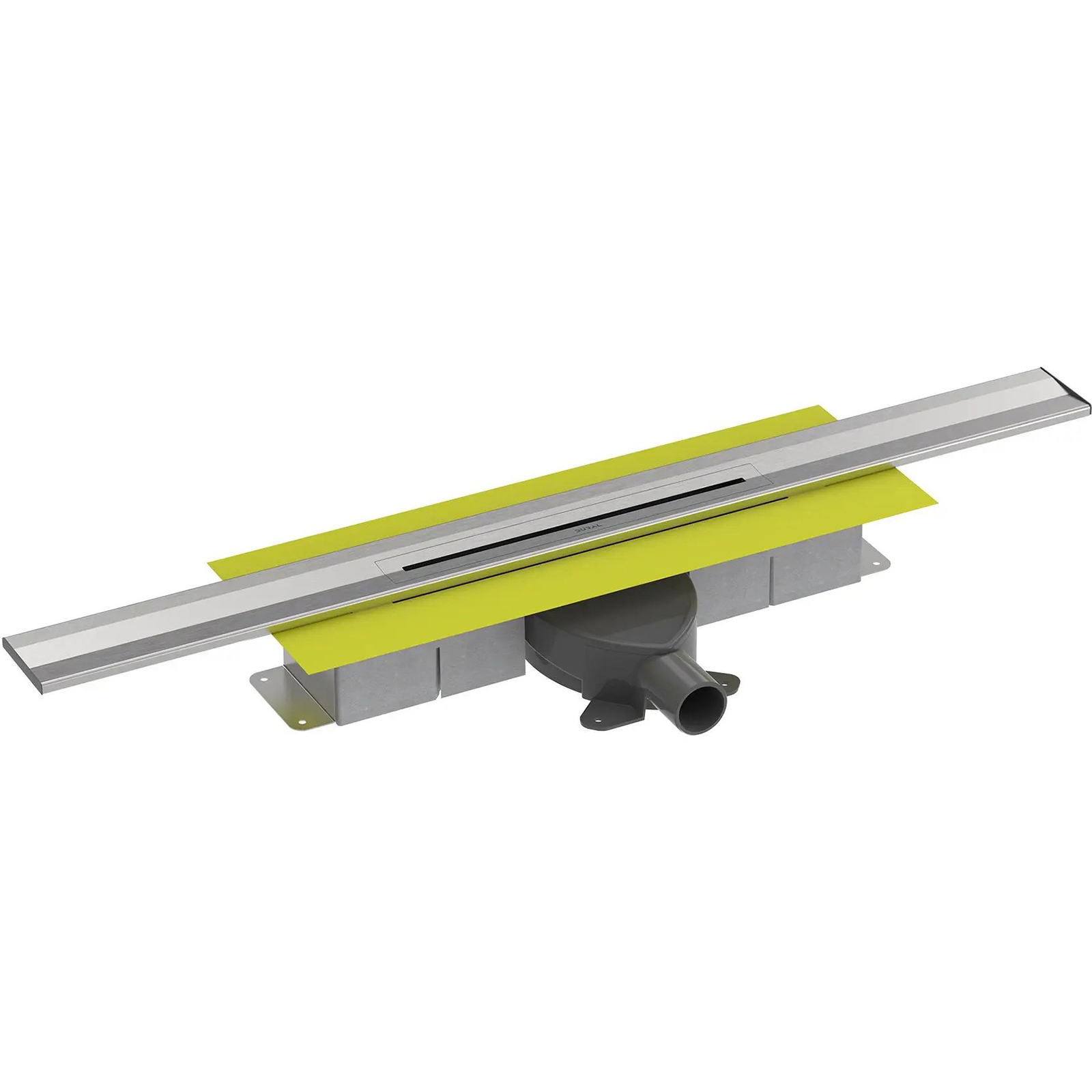 Duschrinne Komplettset Dural VSFW 70-SF Edelstahl Wand gebürstet 120 cm Duschrinne Komplettset Dural VSFW 70-SF Edelstahl Wand gebürstet 120 cm