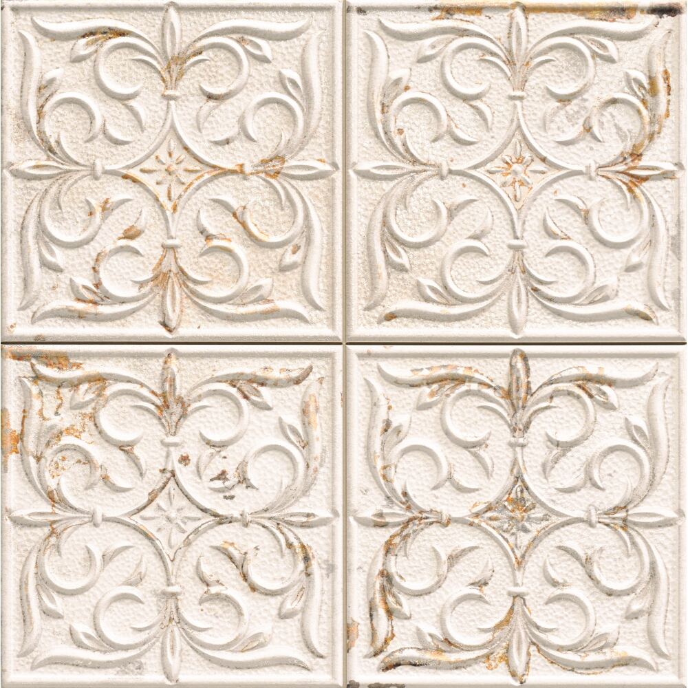 BODENFLIESE REALONDA ANTIGUA LIS WHITE 33X33