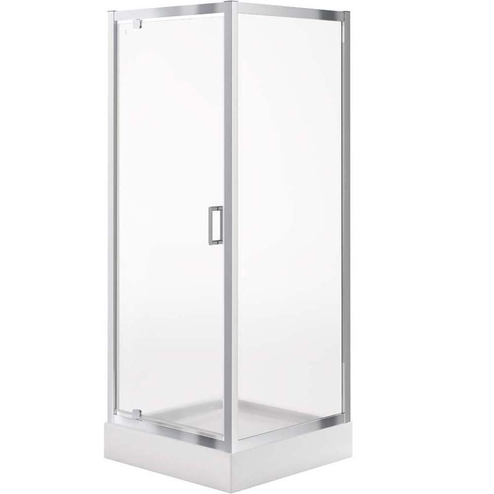 CERSANIT ARTECO quadratische Duschkabine 80x190 mit Duschwanne TAKO 80x16 S601-133