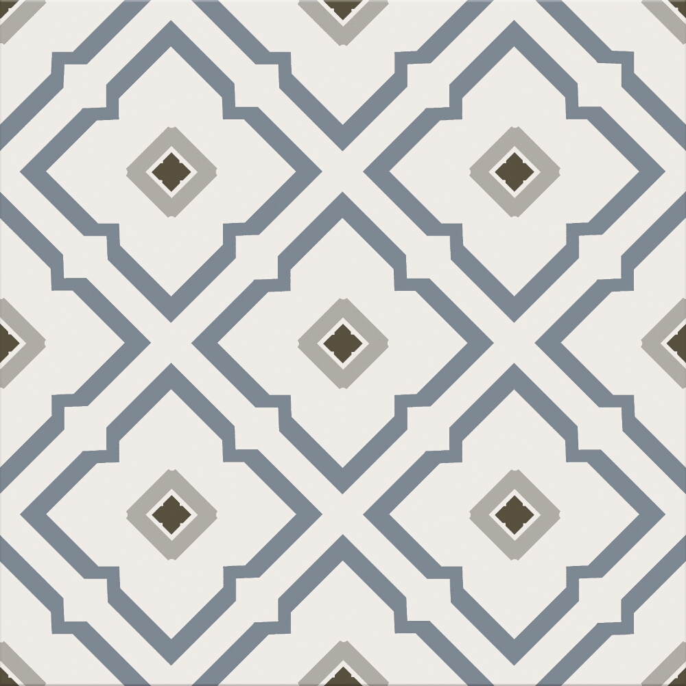 BODENFLIESE LOVELY PATCHWORK GEOMETRIC FLOWER MAT 29,8X29,8 #294