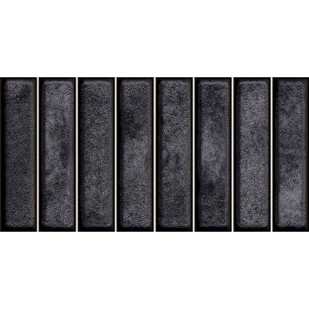 WANDFLIESE DOMINO DENIM SCHWARZ GLÄNZEND 15X30 EL BARCO WANDFLIESE DOMINO DENIM SCHWARZ GLÄNZEND 15X30 EL BARCO