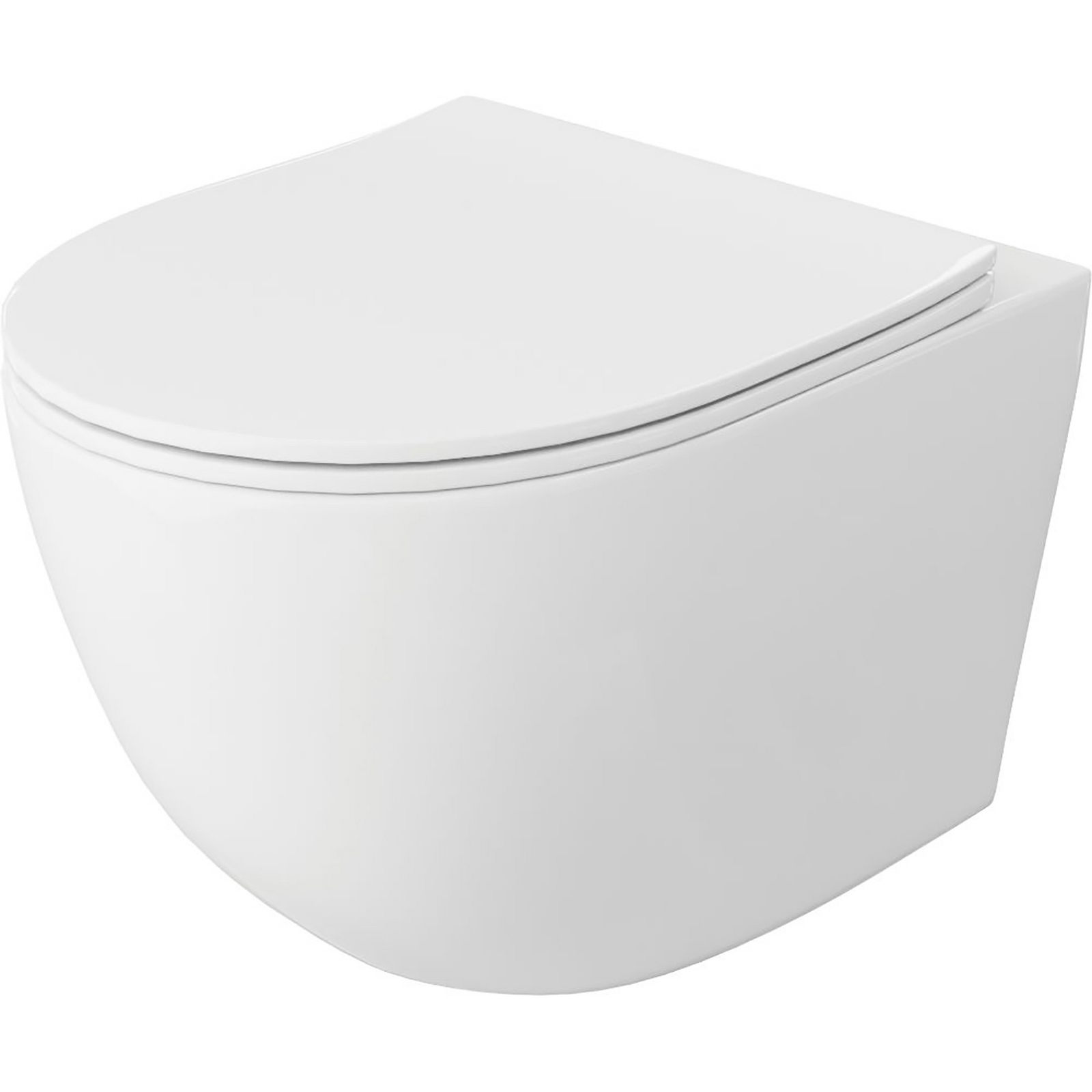 LAVITA Hänge-WC-Becken SINTO flanschlos mit Duroplast-Sitz weiß LAVITA Hänge-WC-Becken SINTO flanschlos mit Duroplast-Sitz weiß