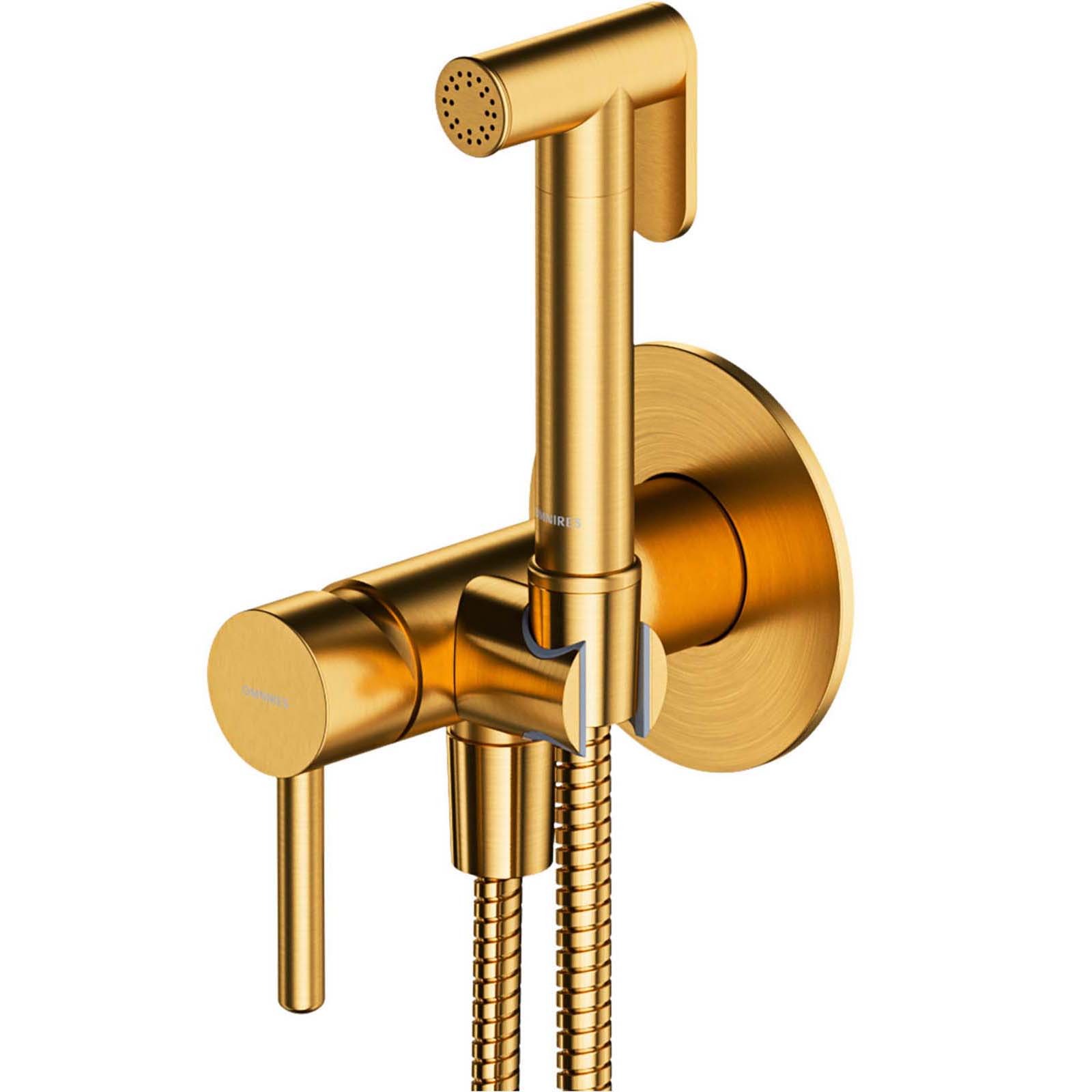 OMNIRES Y, bündig montiertes Bidetsystem, goldgebürstetes SYSYBI2GLB