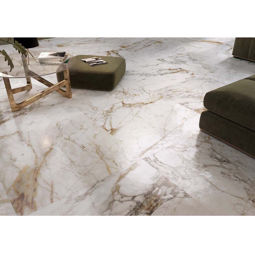 BODENFLIESE MARMOROPTIK BARNABY SUPER WEISS MATT 100X100 HALCON