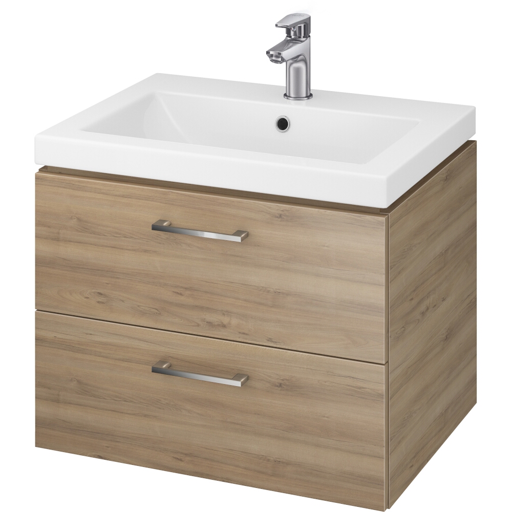 CERSANIT Unterschrank mit Waschbecken LARA COMO 60 Nussbaum DSM S801-148-DSM