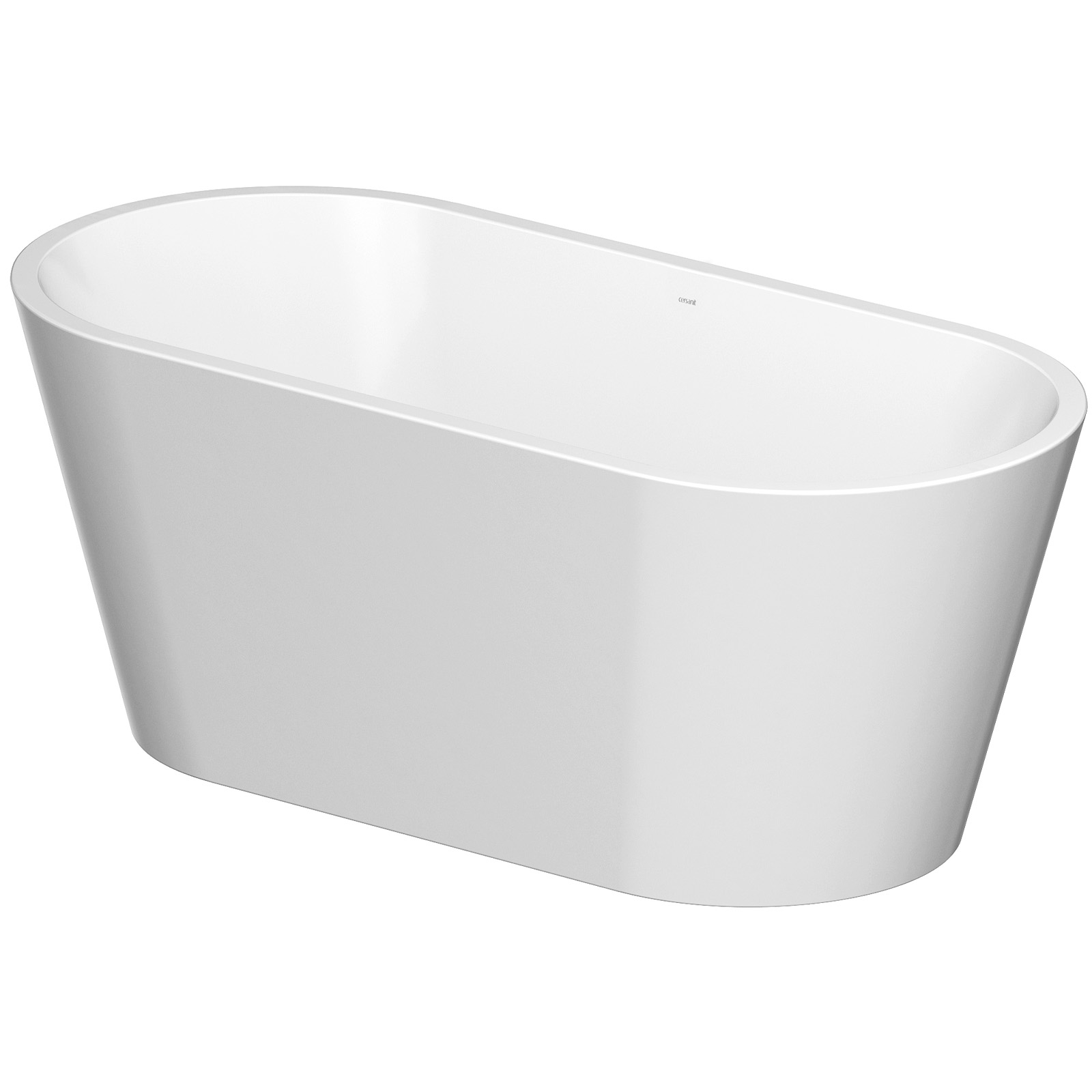 CERSANIT Freistehende Badewanne 44.5 oval crea 160x75 210 S301-300