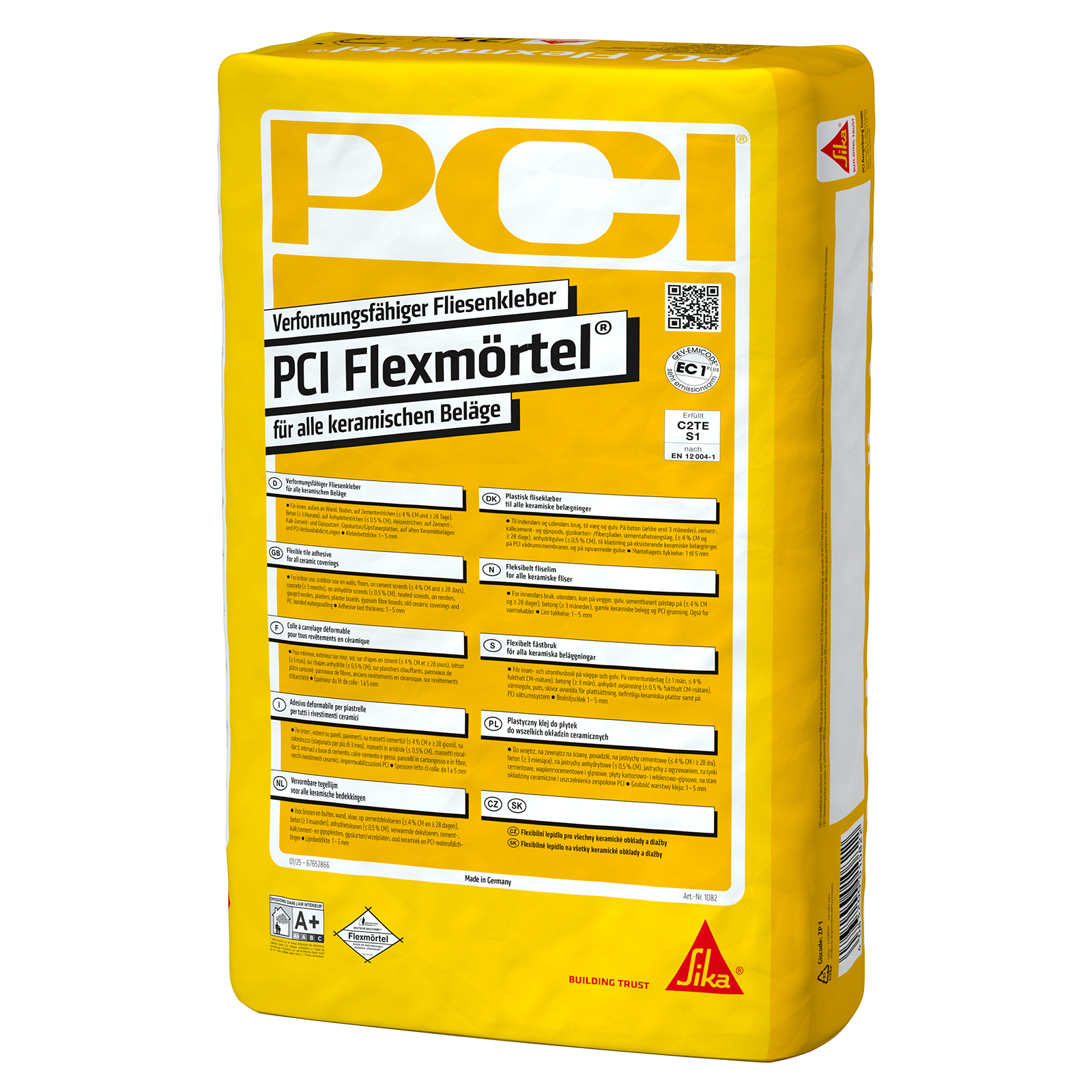 Verformungsfähiger Fliesenkleber PCI Flexmörtel 25 kg