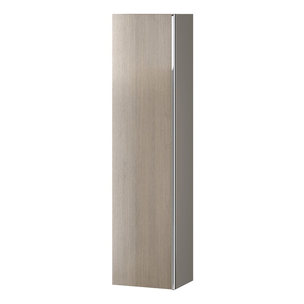 CERSANIT Badezimmerschrank VIRGO grauer Griff chrom S522-034
