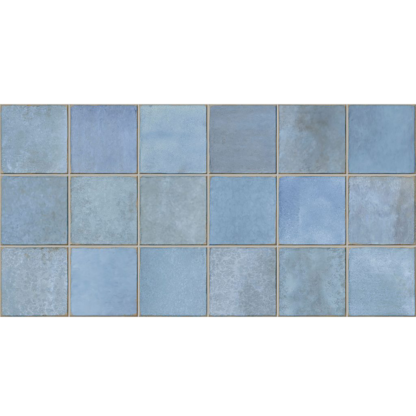 BODENFLIESE DECO AMARIS BLAU GLÄNZEND 32X62,5 GAYAFORES