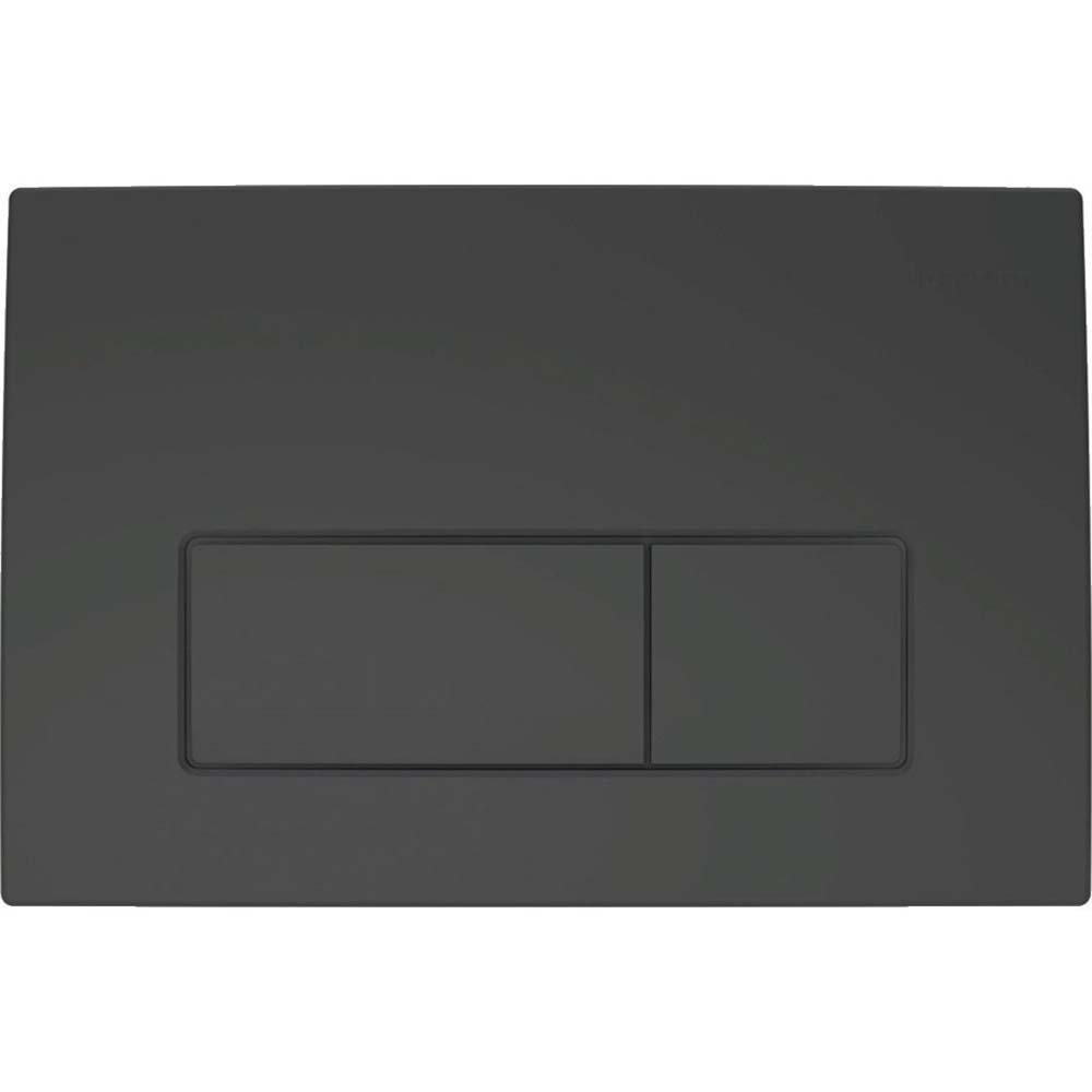 GEBERIT Betätigungsplatte DELTA50 24,6x16,4 cm mattschwarz 115119141