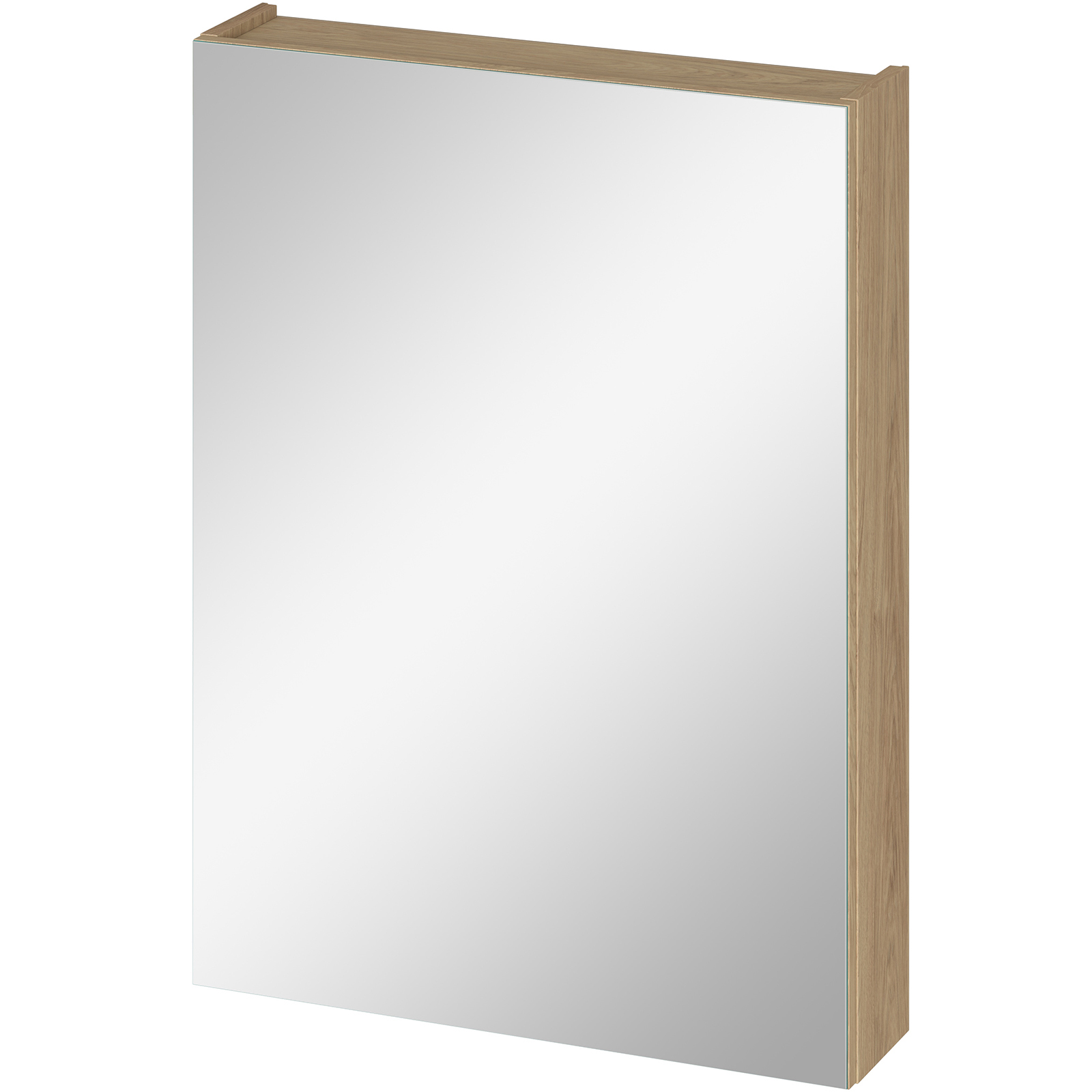 CERSANIT Badezimmerschrank BONICA 60 wandhängend mit Spiegel Hickory-Eiche DSM S1050-019