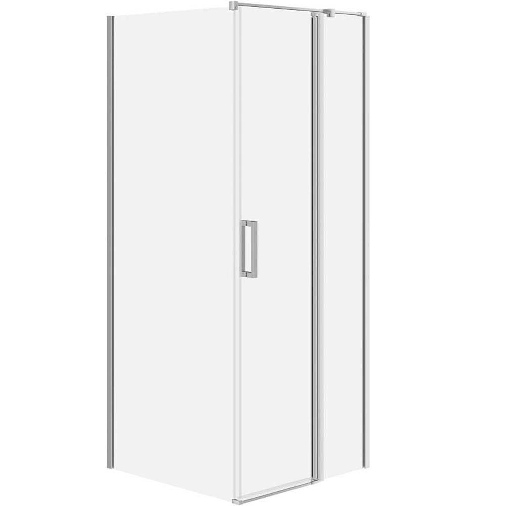 CERSANIT Rechteckige Duschkabine MODUO rechts 80x90x195 cm chrom S601-288
