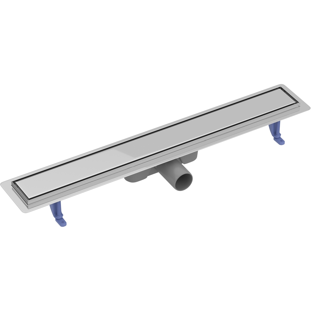 CERSANIT Linearer Ablauf mit doppelseitigem Rost TAKO 70 chrom S907-009