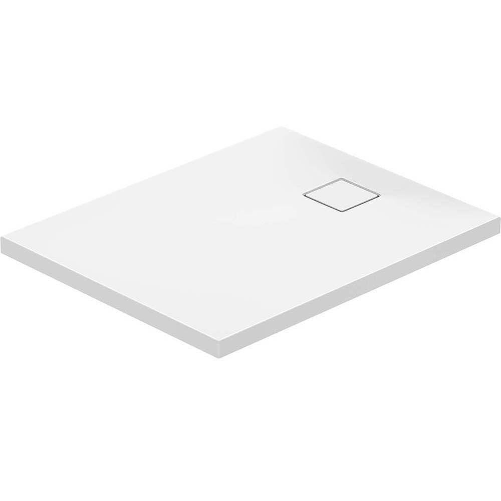 CERSANIT Rechteckige Duschwanne TAKO SLIM 100x80x4,5 weiß mit Siphon S208-005