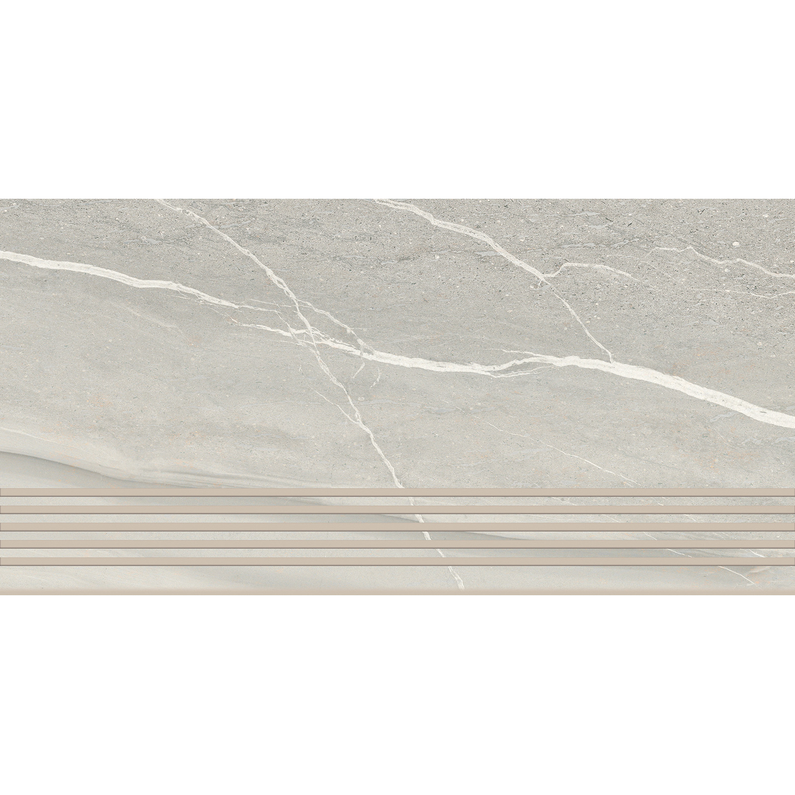 BODENFLIESE STUFENFLIESE STEINOPTIK MILD TOUCH GRAU LAPPATO 29,8X59,8 CERSANIT