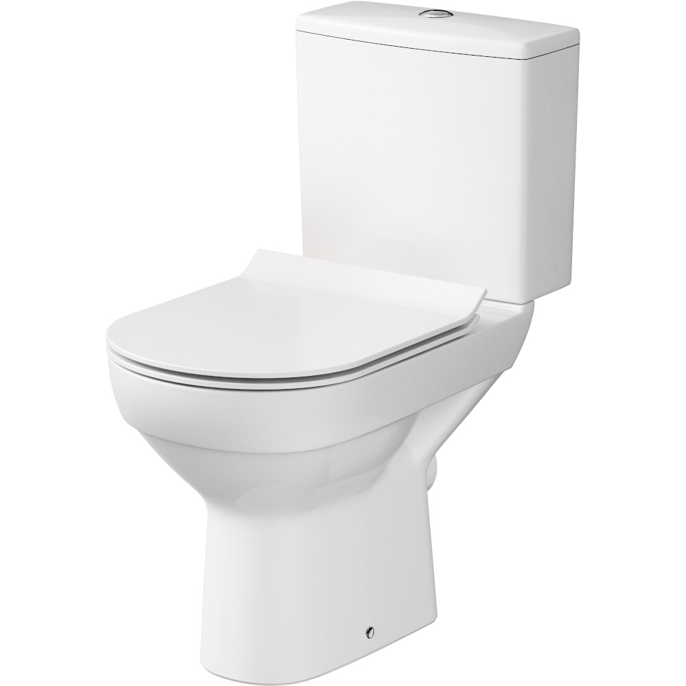 CERSANIT Kompakt WC 67 603 city new clean on 010 3/5 slim duroplast seat wo łw one shoe 76 K35-037