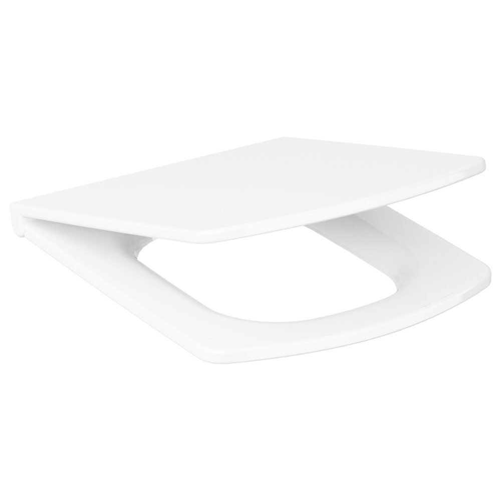 CERSANIT EASY Duroplast rechteckiger WC-Sitz mit Soft-Close-Easy-Release K98-0089