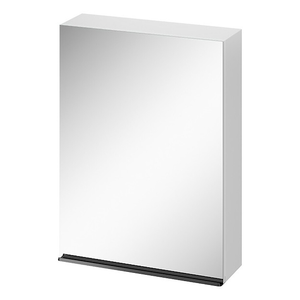 CERSANIT Spiegelschrank VIRGO 60 weißer Griff schwarz S522-014