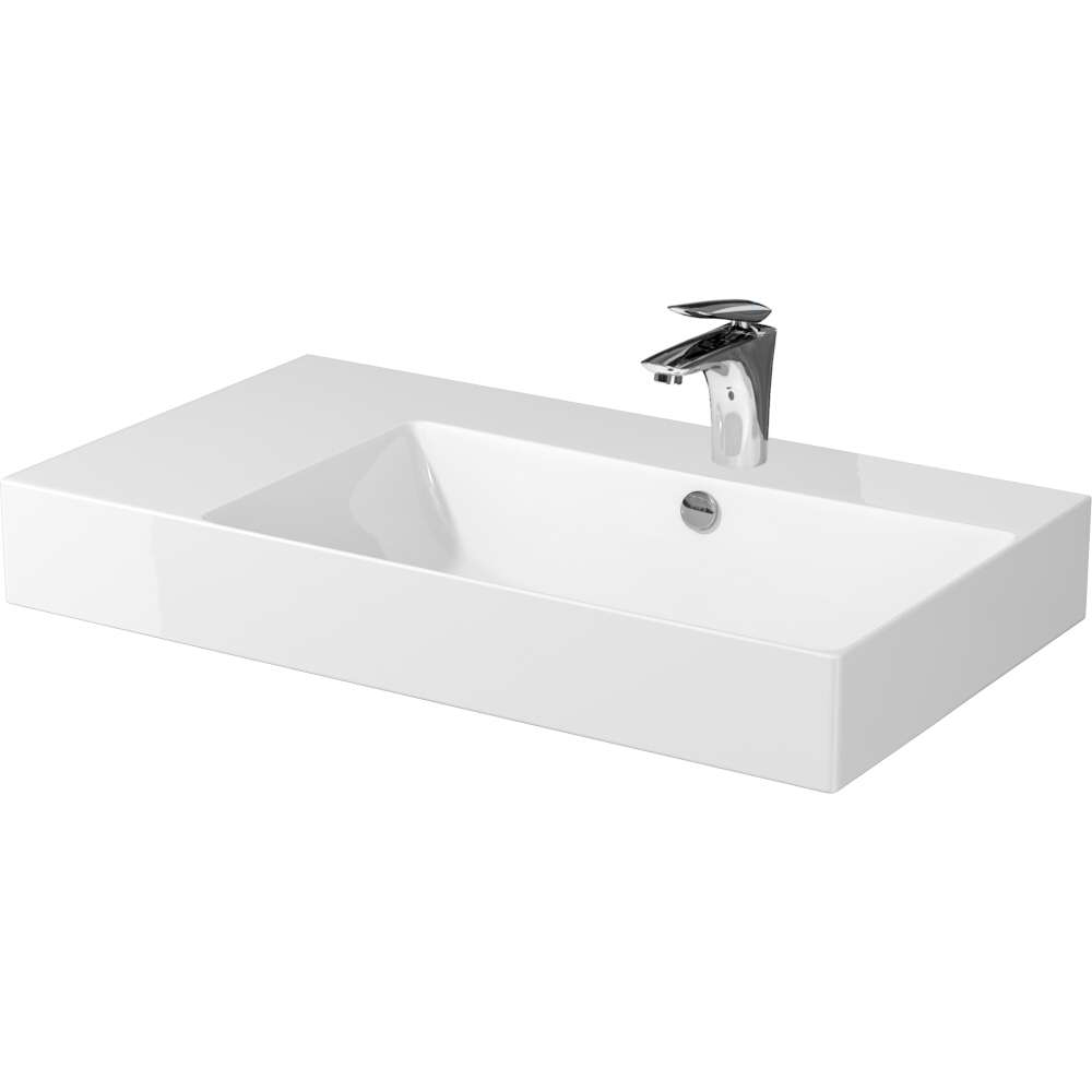 CERSANIT Möbel Waschbecken INVERTO 80 links K671-016