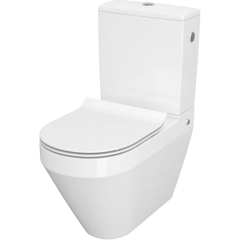 CERSANIT Compact WC Crea NEU 010 3/5 oval mit SLIM Duroplast K114-013 Sitz