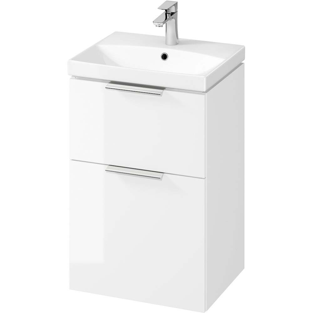 CERSANIT SET B588 CITY 50 weißer Schrank zur Selbstmontage mit Waschbecken CITY 50 S801-421