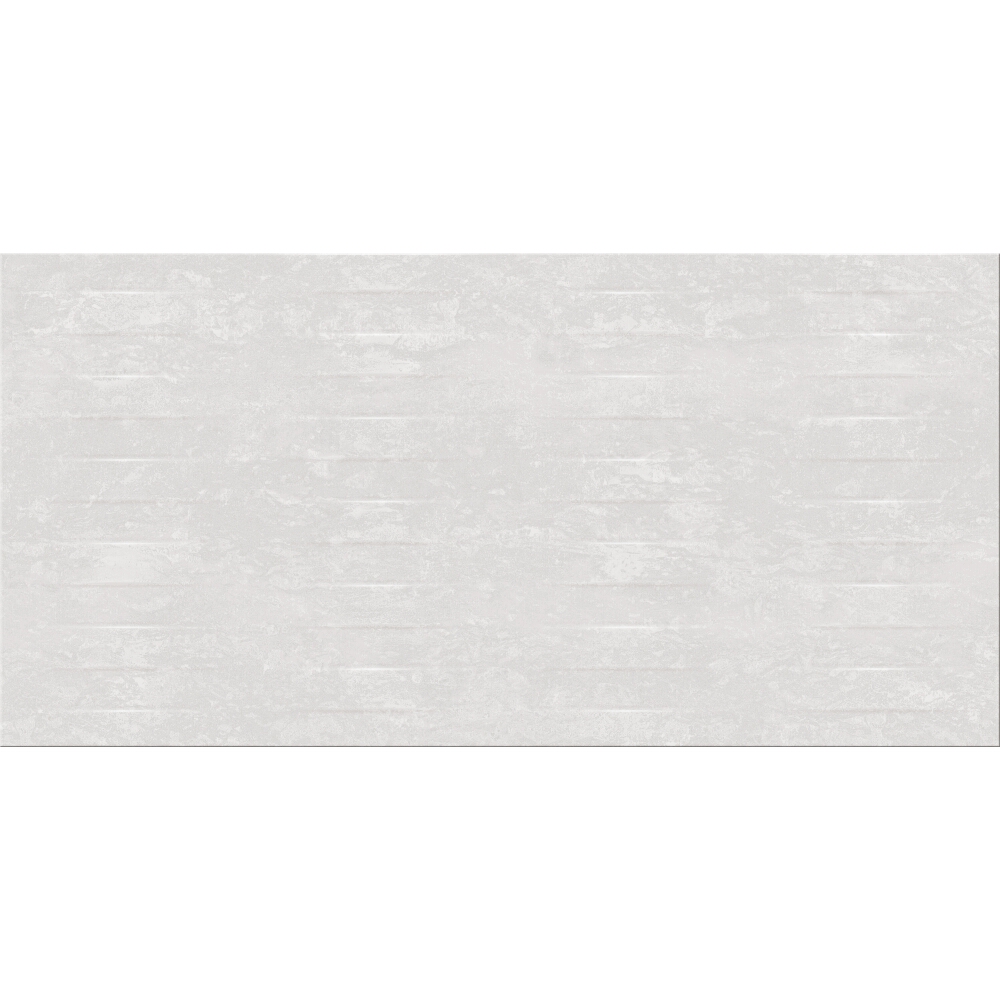 WANDFLIESE WATERLOO LIGHT GREY STRUCTURE GLOSSY 29,7X60
