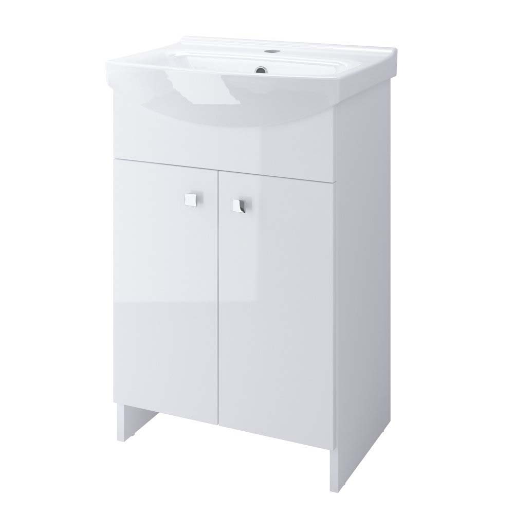 CERSANIT Unterschrank mit Waschbeckengarnitur SATI CERSANIA 60 weiß DSM S567-006-DSM