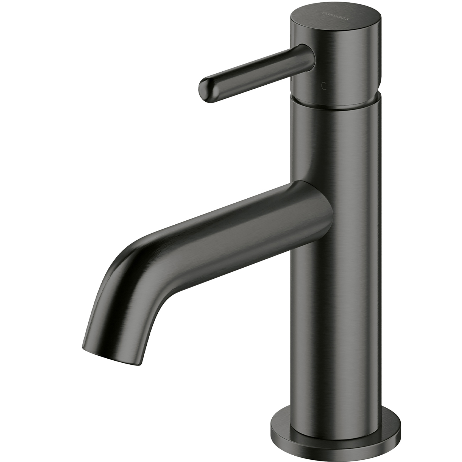 OMNIRES Y-Sockel Waschbeckenwasserhahn Graphit gebürstet Y1210NGR