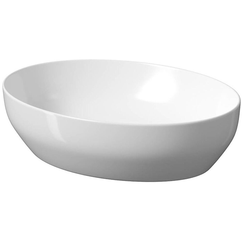 CERSANIT Aufsatzwaschbecken LARGA 50 ellipse K677-002