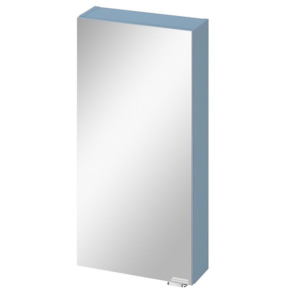 CERSANIT Wandhängender Badezimmerschrank mit Spiegel LARGA 40 blau S932-011