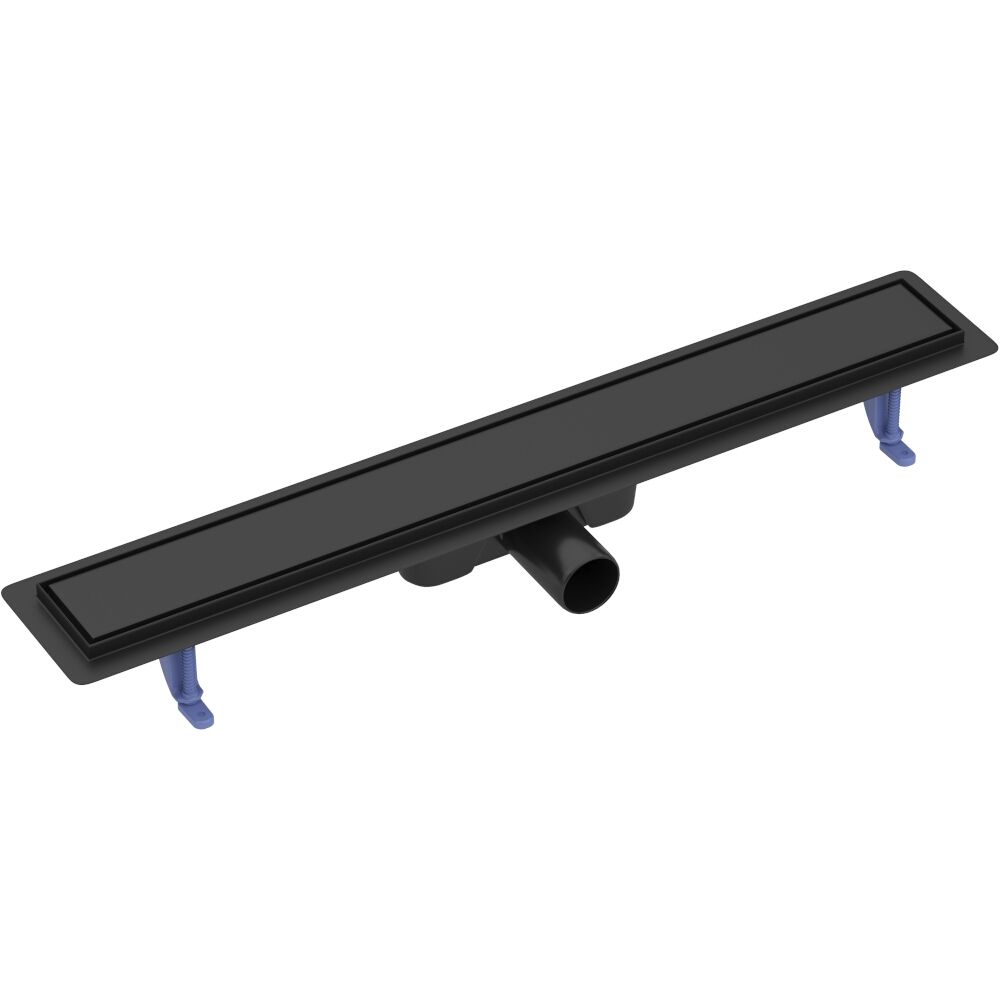 CERSANIT Duschrinne mit doppelseitigem Gitter TAKO 70 schwarz S907-018