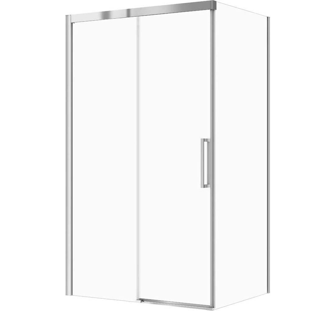 CERSANIT CREA rechteckige Schiebeduschkabine 120x90x200 cm chrom S601-209