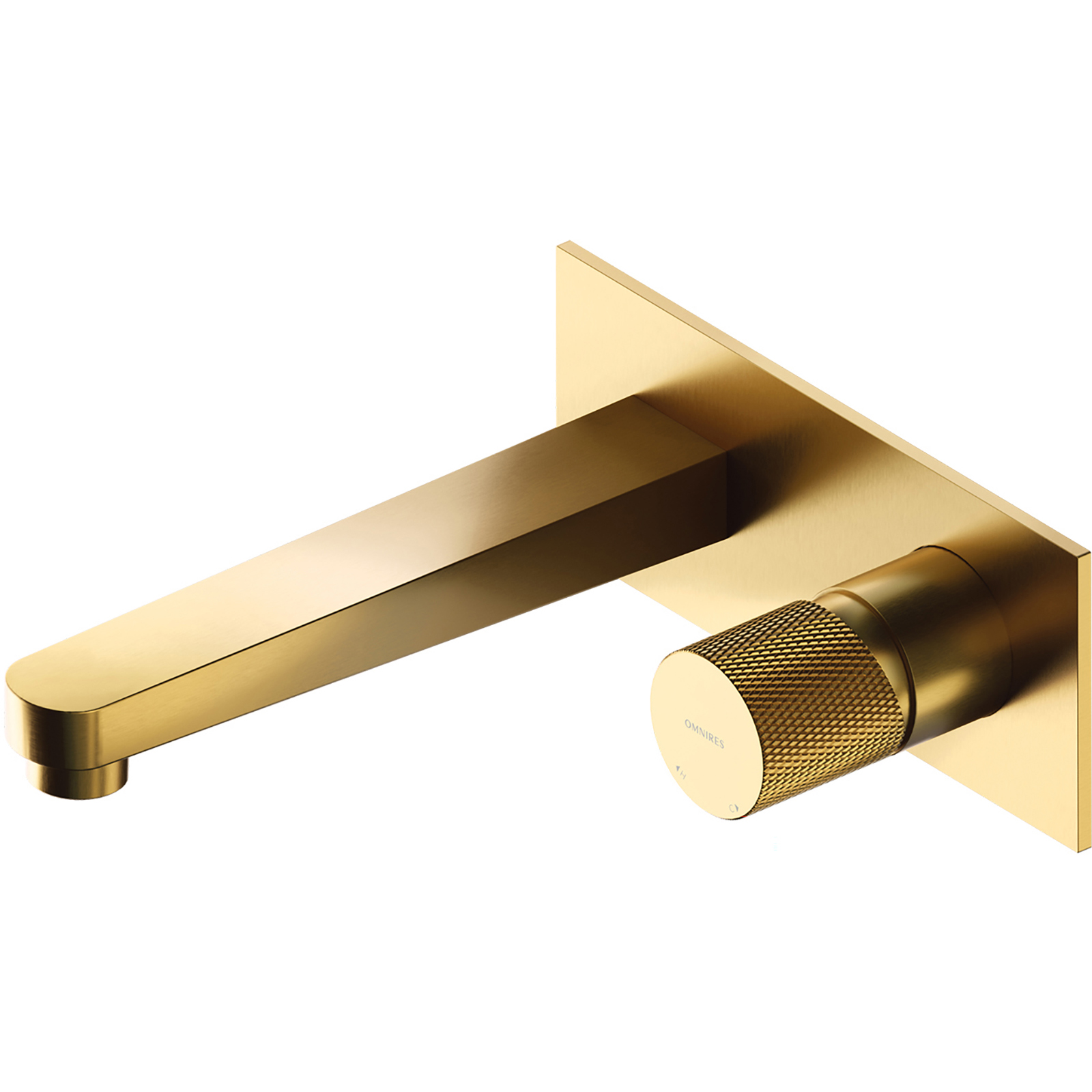 OMNIRES CONTOUR Waschbeckenwasserhahn verdeckt goldgebürstete CT8015GLB