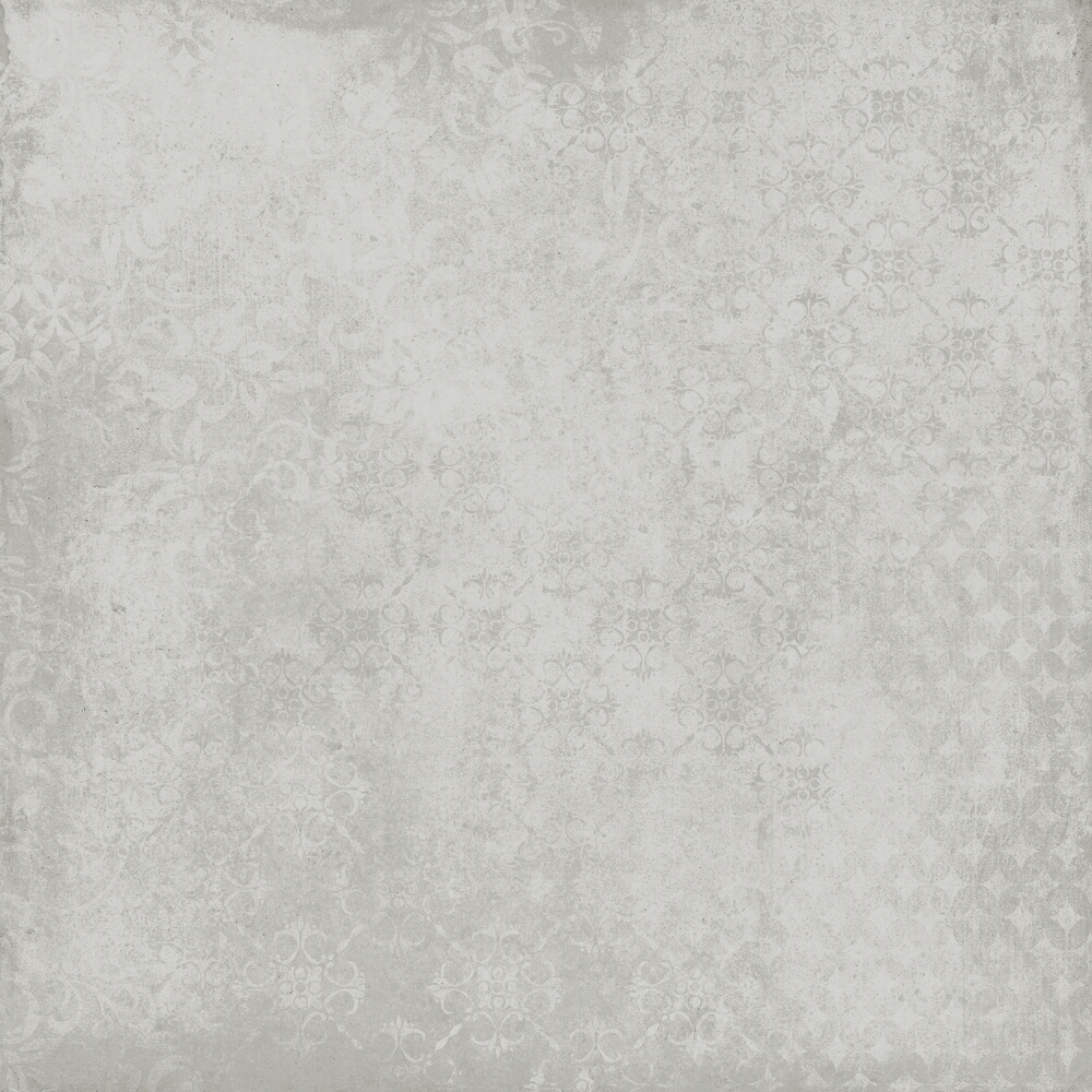 BODENFLIESE BETONOPTIK CEMENT STAMP WEIß CARPET MATT 59,8X59,8 CERSANIT