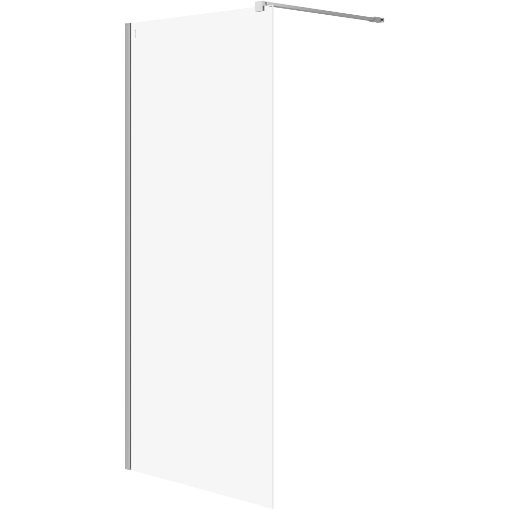 CERSANIT WALK-IN Duschkabine MILLE chrom 90x200 transparentes Glas S161-006