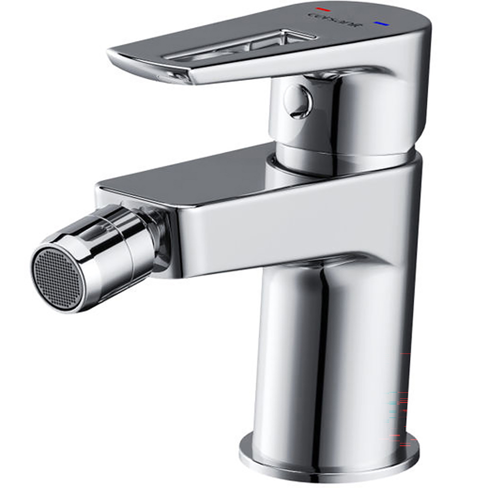 CERSANIT Stand-Bidetmischer MILLE chrom mit Metallstopper S951-347 CERSANIT Stand-Bidetmischer MILLE chrom mit Metallstopper S951-347