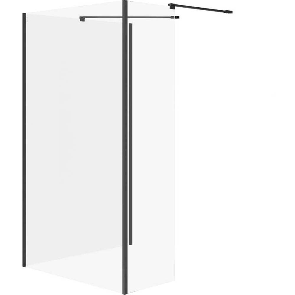 CERSANIT WALK-IN Duschwand MILLE 90x100x30x200 schwarz S601-186