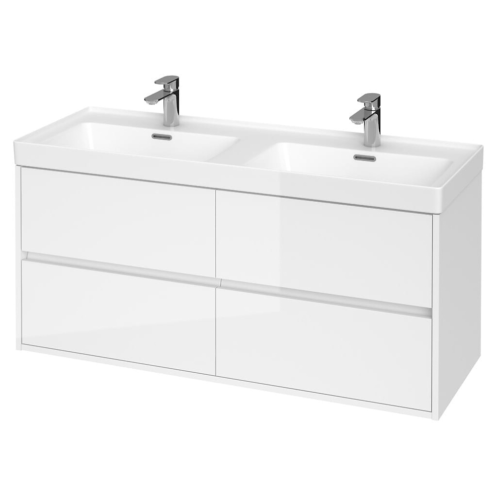 CERSANIT Unterschrank mit Waschbecken im Set SET b284 CREA 120 weiß S801-323