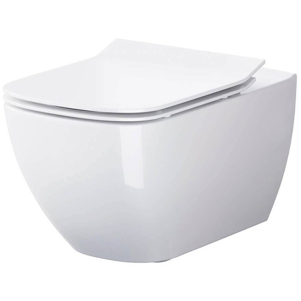 CERSANIT Wand-WC SET B245 MZ VIRGO UM CLEAN ON Duroplast Sitz S701-427