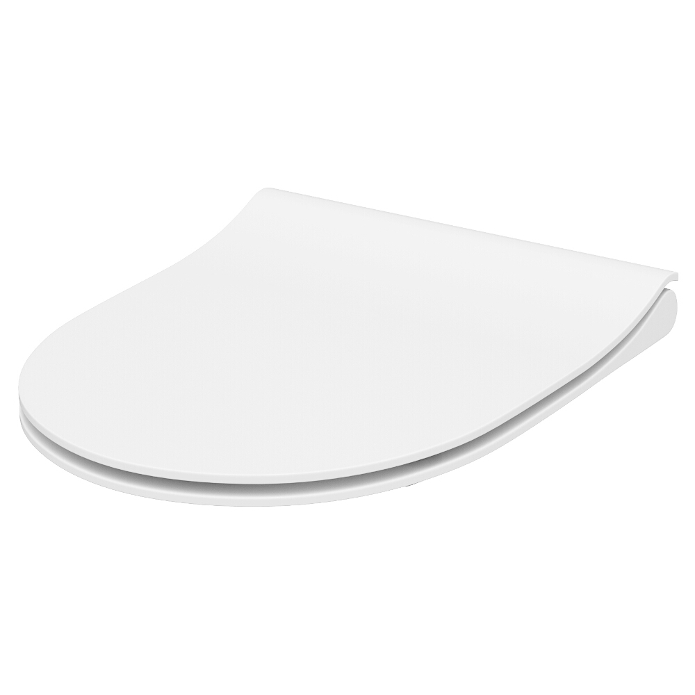 CERSANIT WC-Sitz Mille Slim Duroplast mit einem Knopf weiß K98-0227