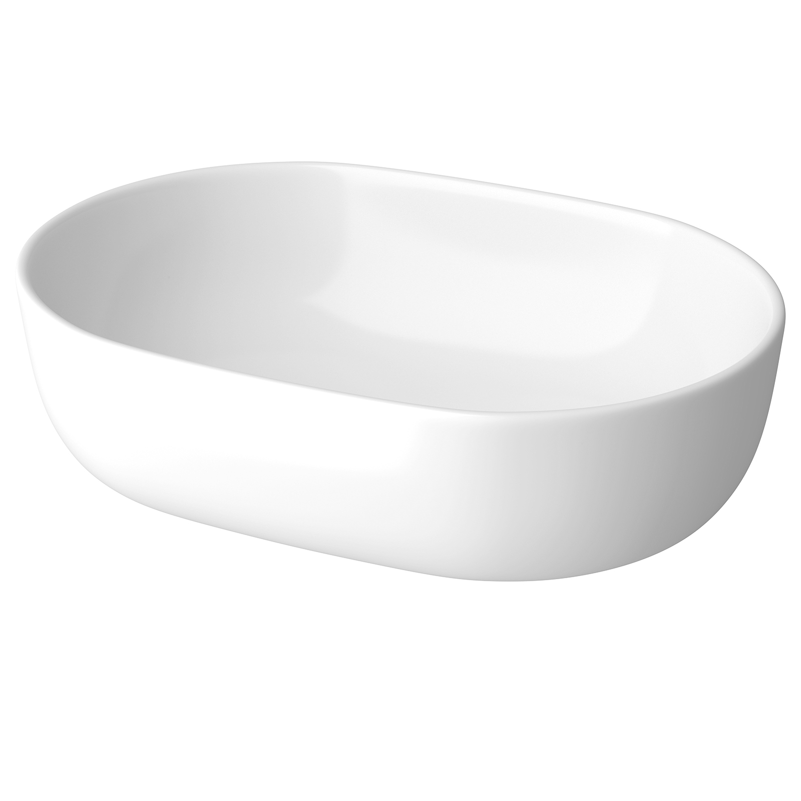 Aufsatzwaschbecken GARDA 50 oval Keramik K116-163