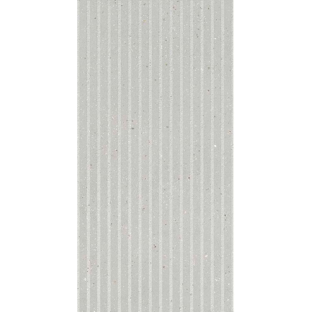 Bodenfliese Terrazzooptik, Lamellenoptik GEOLOGY grau matt 60x120 cm Dado Ceramica