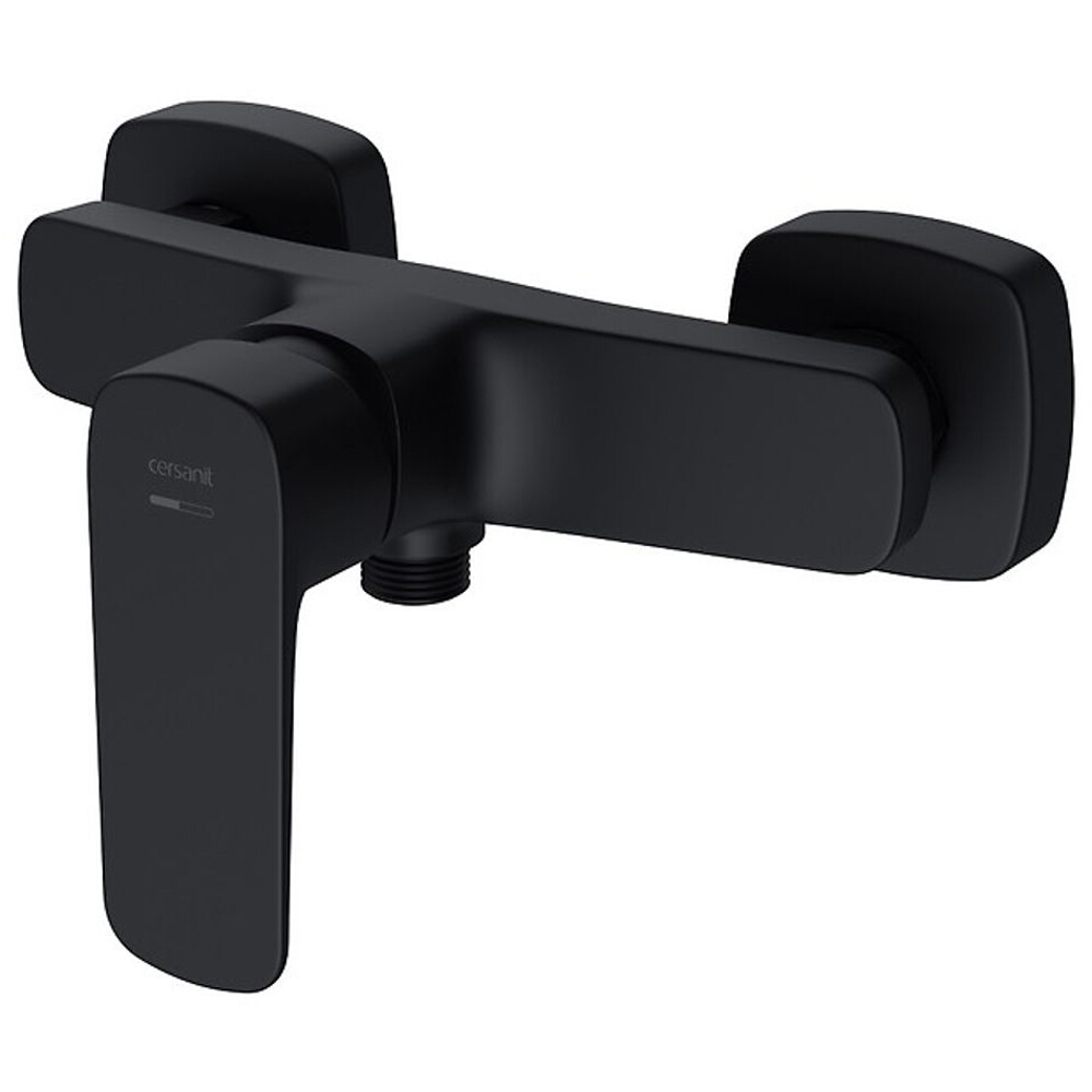 CERSANIT Wand-Brausebatterie LARGA schwarz S951-382