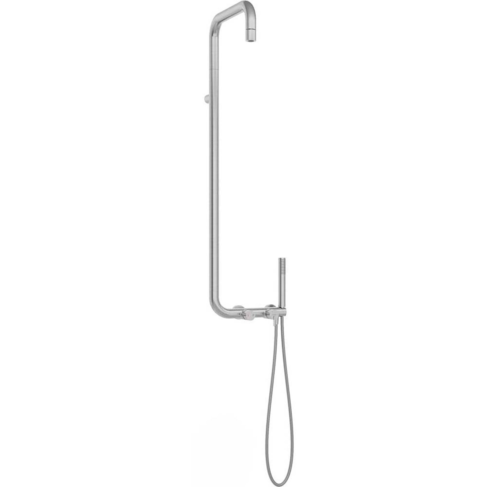 DEANTE Duschset SILIA Regendusche mit Stahlwasserhahn NQS_F4XM