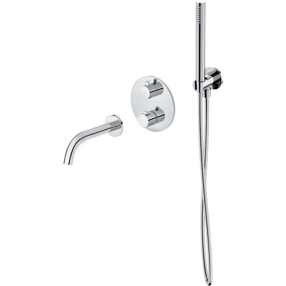 CERSANIT Unterputz-Badewannengarnitur ZEN chrom S952-034
